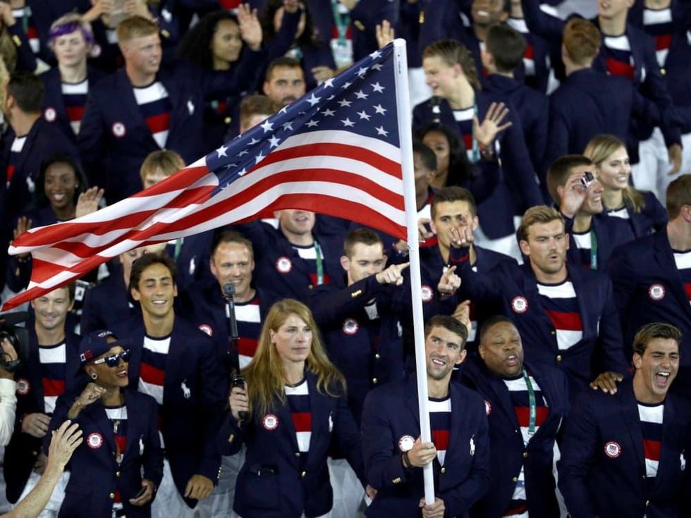 Team USA in Ralph Lauren at Rio Olympics Opening Ceremony
