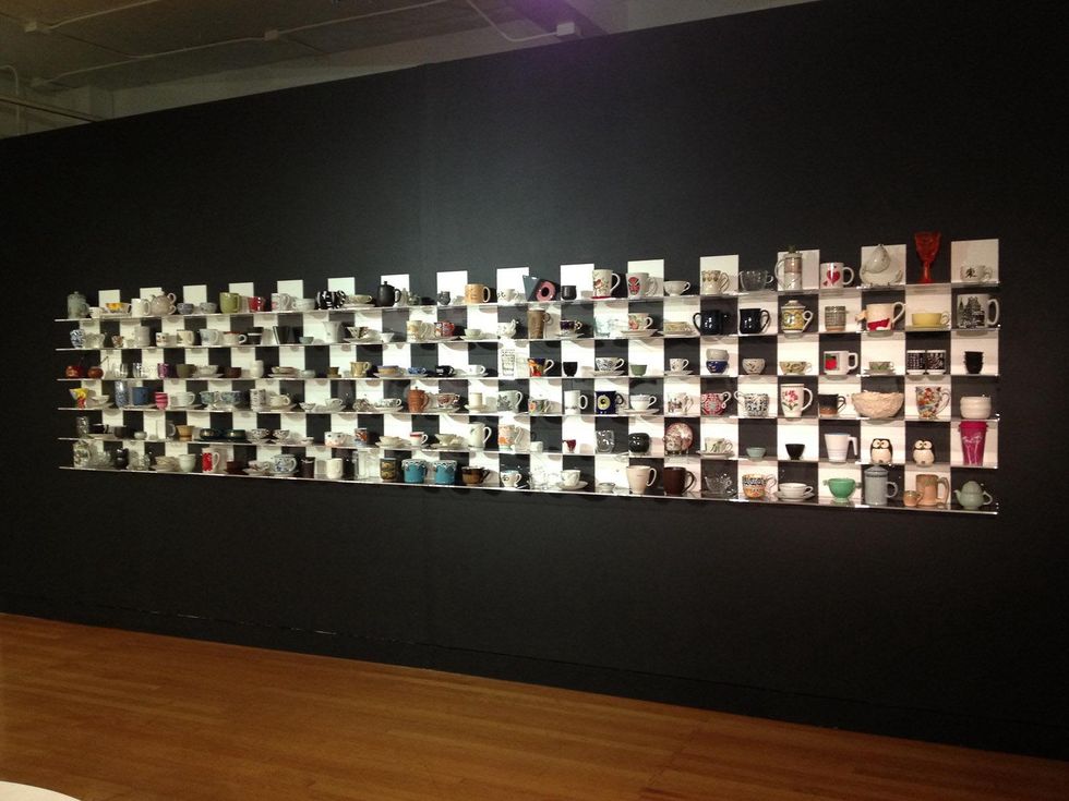 Teateria installation, December 2012, tea