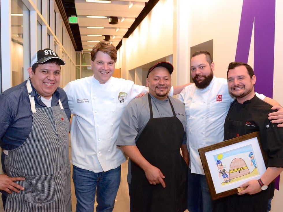 Teddy Lopez, Danny Trace, Alex Padilla, Jean-Philippe Gaston, and David Cordua at Children at Risk