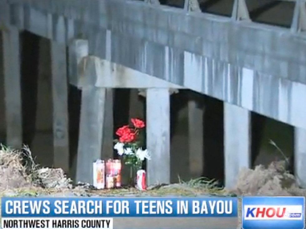 teens missing in bayou crash September 2013