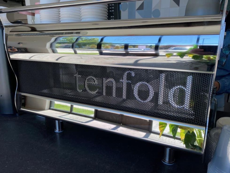 Tenfold Coffee espresso machine