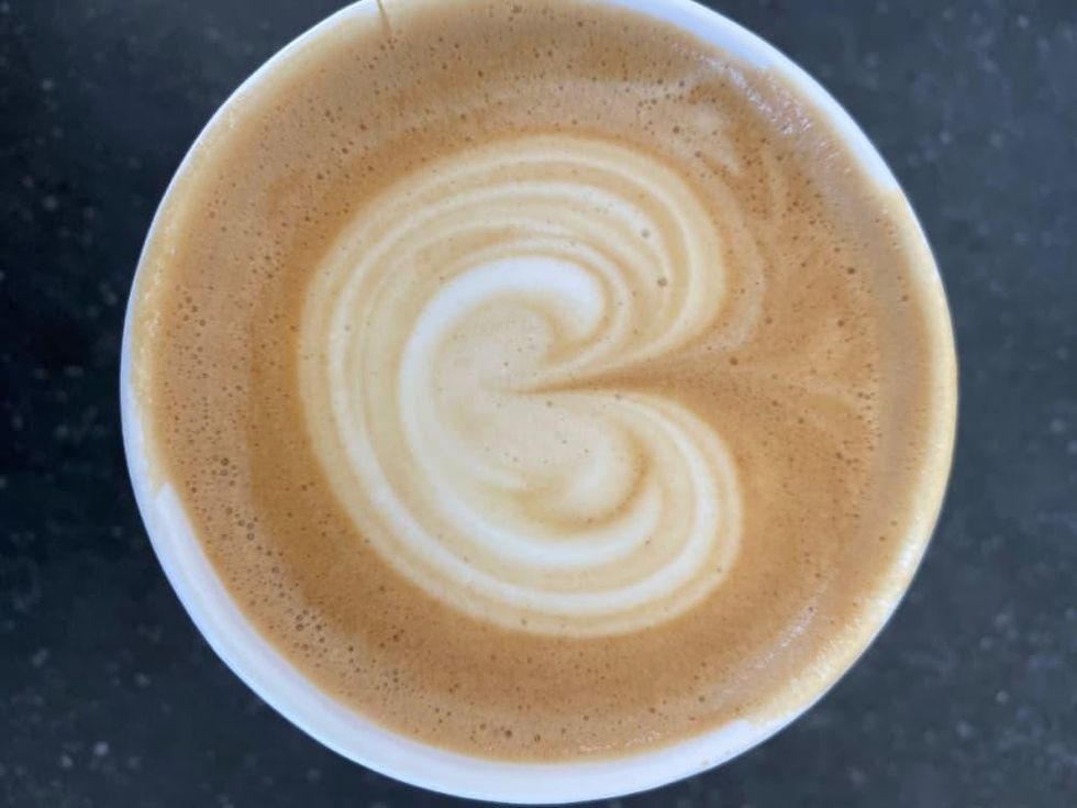 Tenfold Coffee flat white