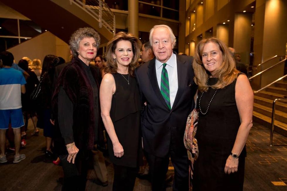 Tennis gala, Feb. 2016, Candy Kyle, Susie Cunningham, Mike McSpadden, Lisa Caledonia