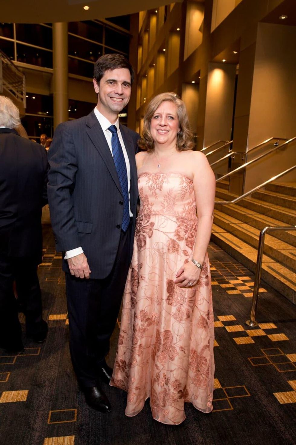 Tennis gala, Feb. 2016, Douglas Pritchett, Lara Lehmann
