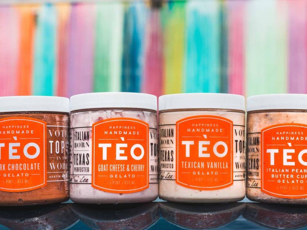 Teo Gelato containers
