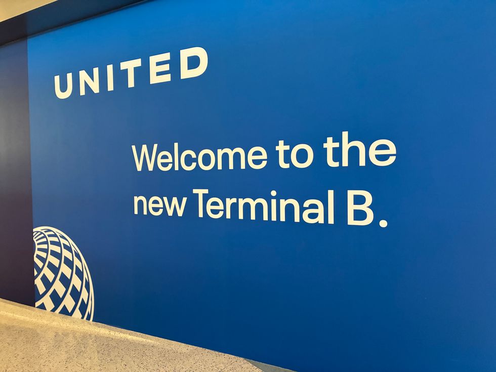 Terminal B entrance at IAH