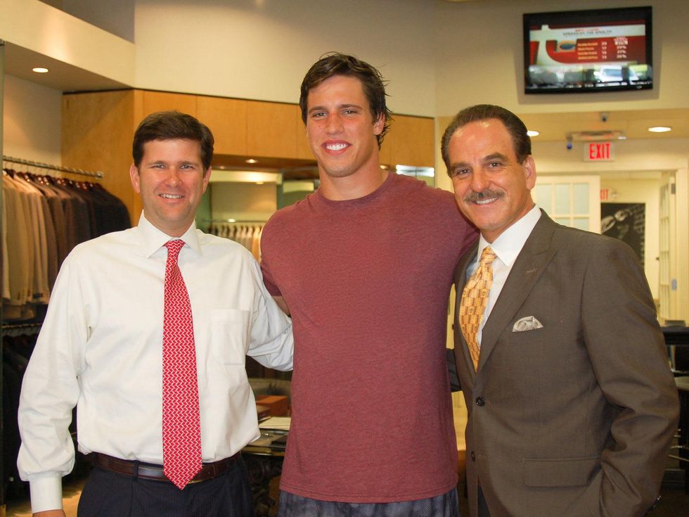Texans at Festari September 2013 Charlie Neuhaus, Brian Cushing and Rudy Festari