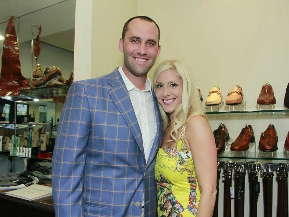 Texans at Festari September 2013 Matt Schaub and Laurie Schaub