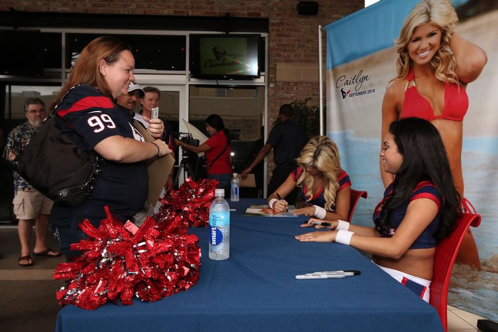 Steamy Texans Cheerleaders Swimsuit Calendar revealed: This year's edition  has a Puerto Rico flair - CultureMap Houston