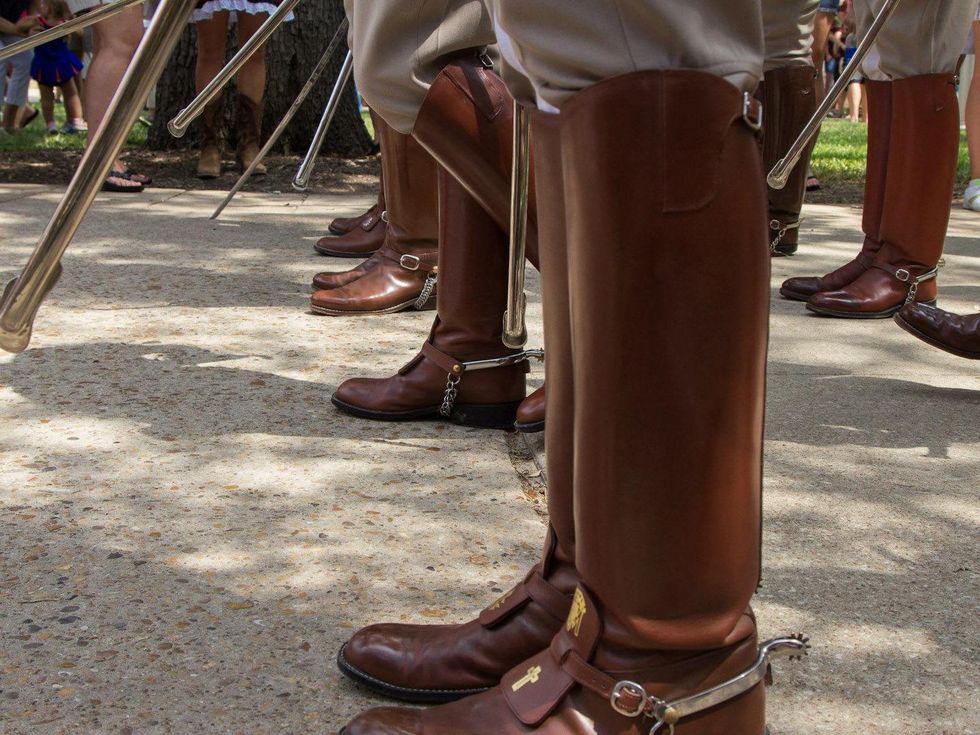 Texas A&M Corps of Cadets, boots