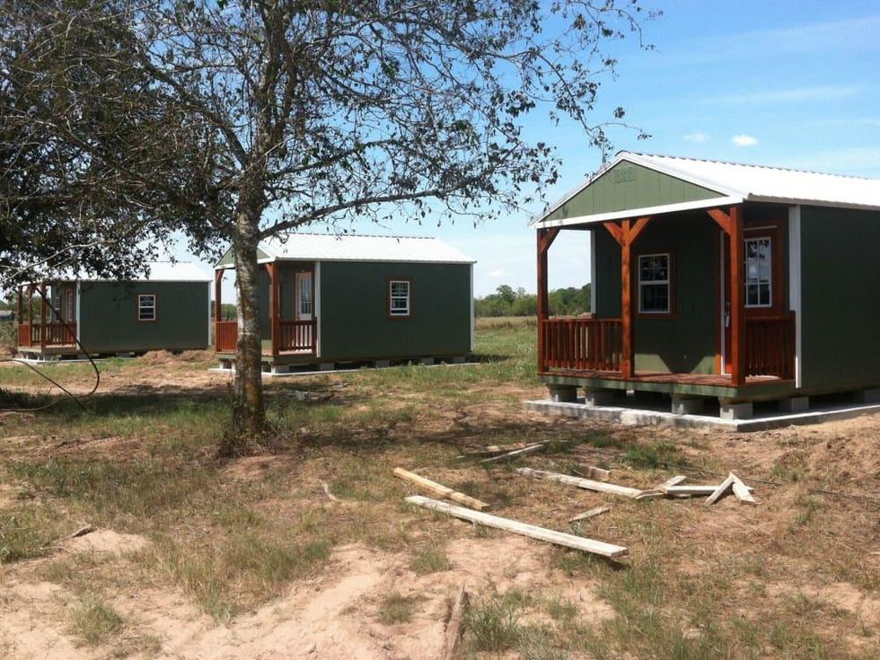 Texas Chain Saw Massacre Gas Station We Slaughter Barbecue restaurant resort cabins
