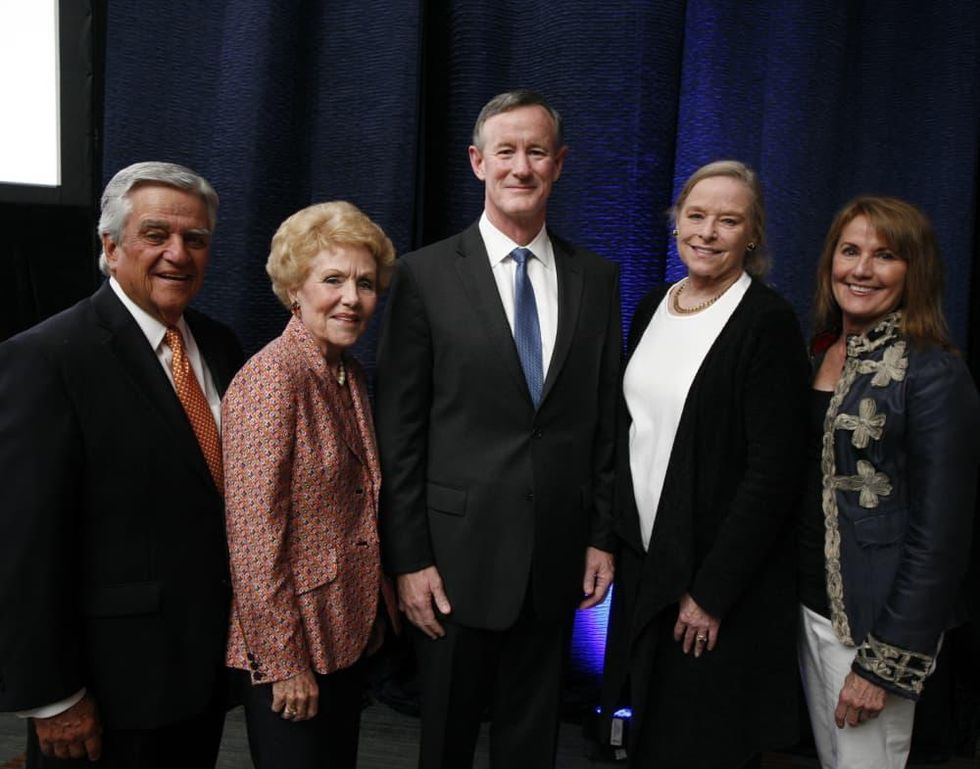 Texas Children's Cancer Center dinner,5/16 Ned Torian, Emily Crosswell, Chancellor William H. McRaven, Flo Crady, Lynn Baird