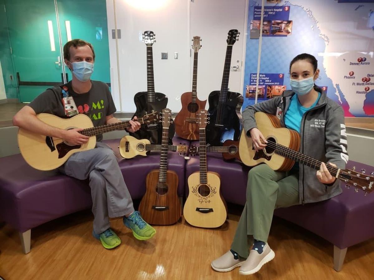 The program benefits Texas Children's Hospital's music program