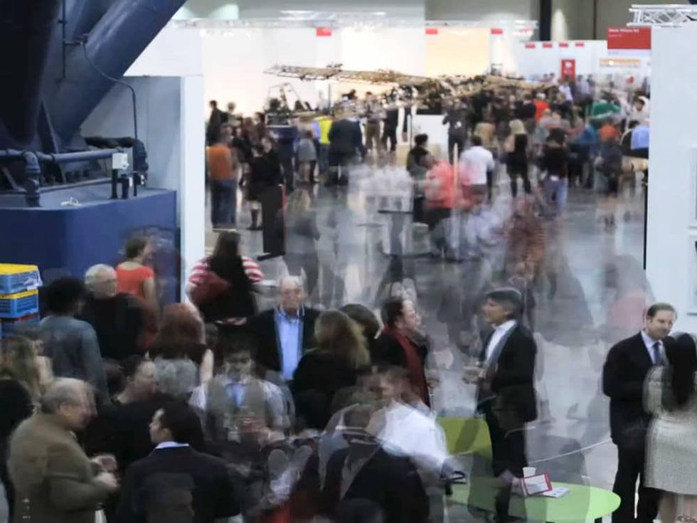 Texas Contemporary Art Fair, crowd, venue
