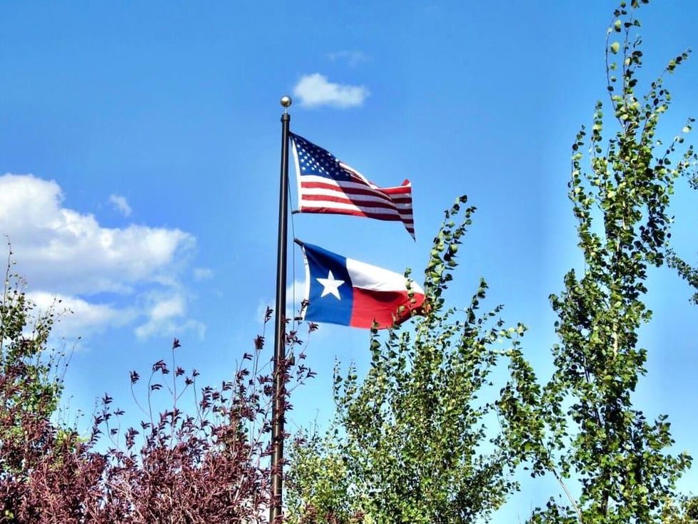 Texas Flag flies high in Park City