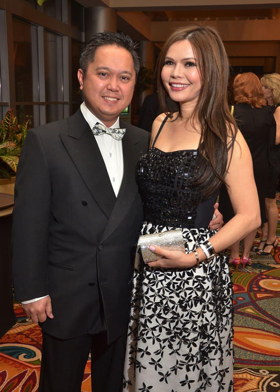 Texas Heart Institute dinner, Feb. 2016,Dr. Daryl Dichoso, Amy Dichoso