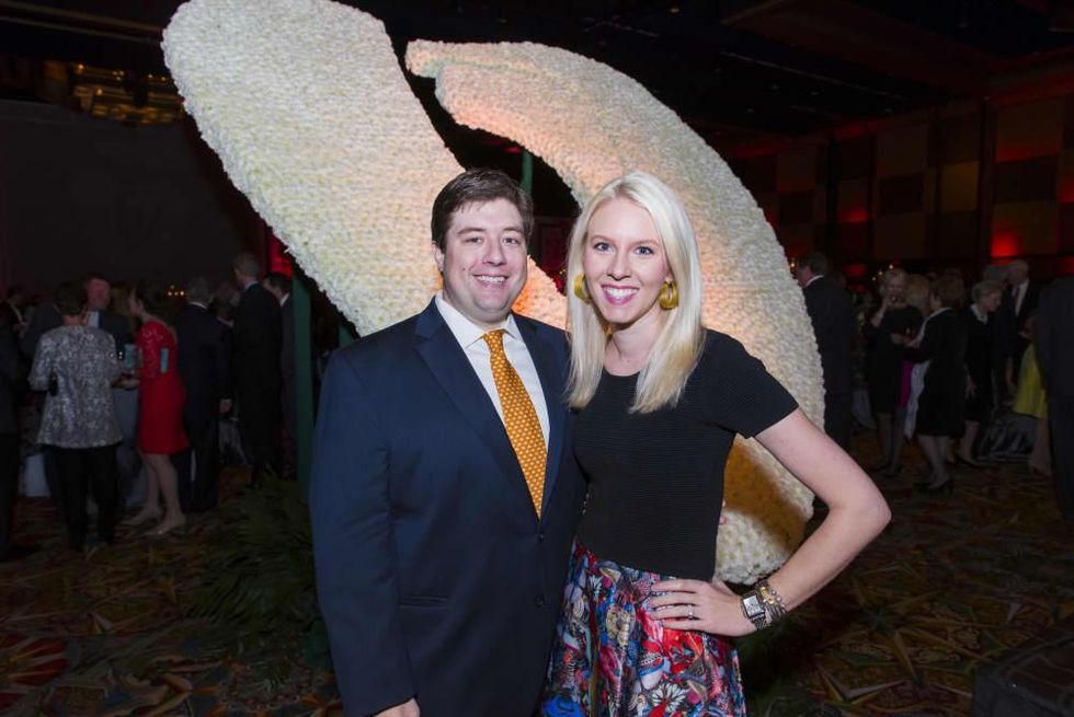 Texas Heart Institute dinner, Feb. 2016, Dr. Pete Kaldis, Dr. Leslie Kaldis