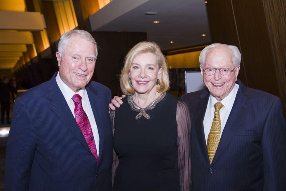 Texas Heart Institute dinner, Feb. 2016, Jim Daniel, Brenda Duncan, John Duncan