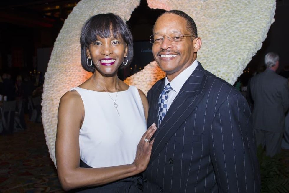 Texas Heart Institute dinner, Feb. 2016, Judy McConnell, Wayne McConnell