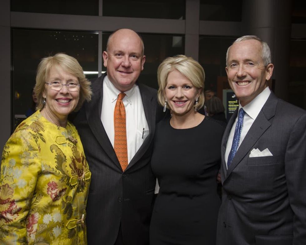 Texas Heart Institute dinner, Feb. 2016, Susan Cooley, Dr. Charles Fraser, Helen Fraser, Dr. John Craddock
