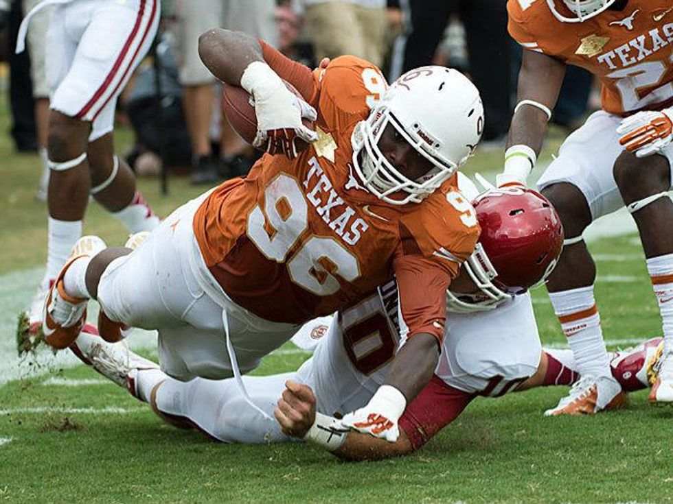 Texas Longhorn Chris Waley at TX-OU game