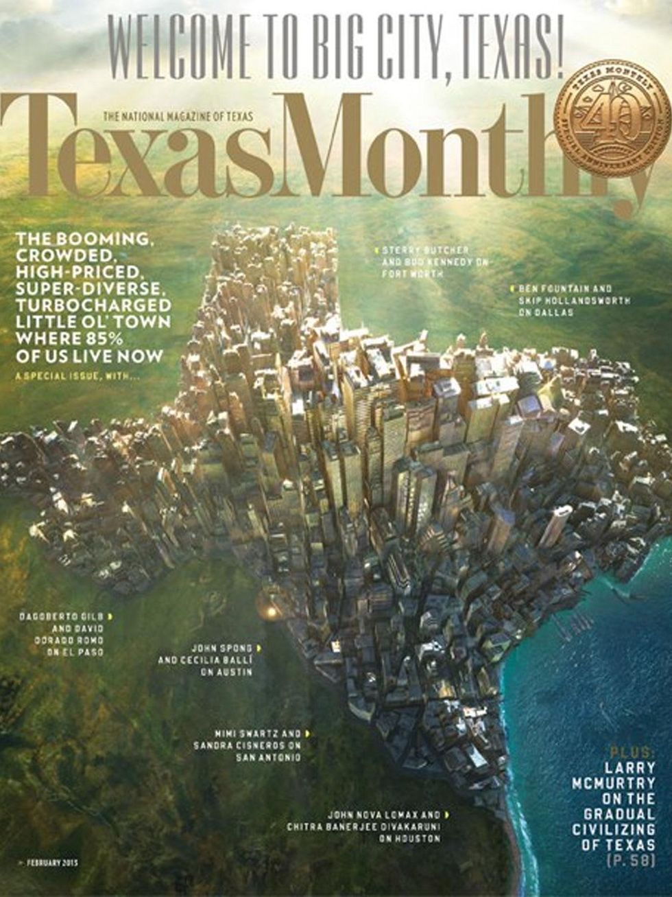Texas Monthly, 40th anniversary issue, February 2013