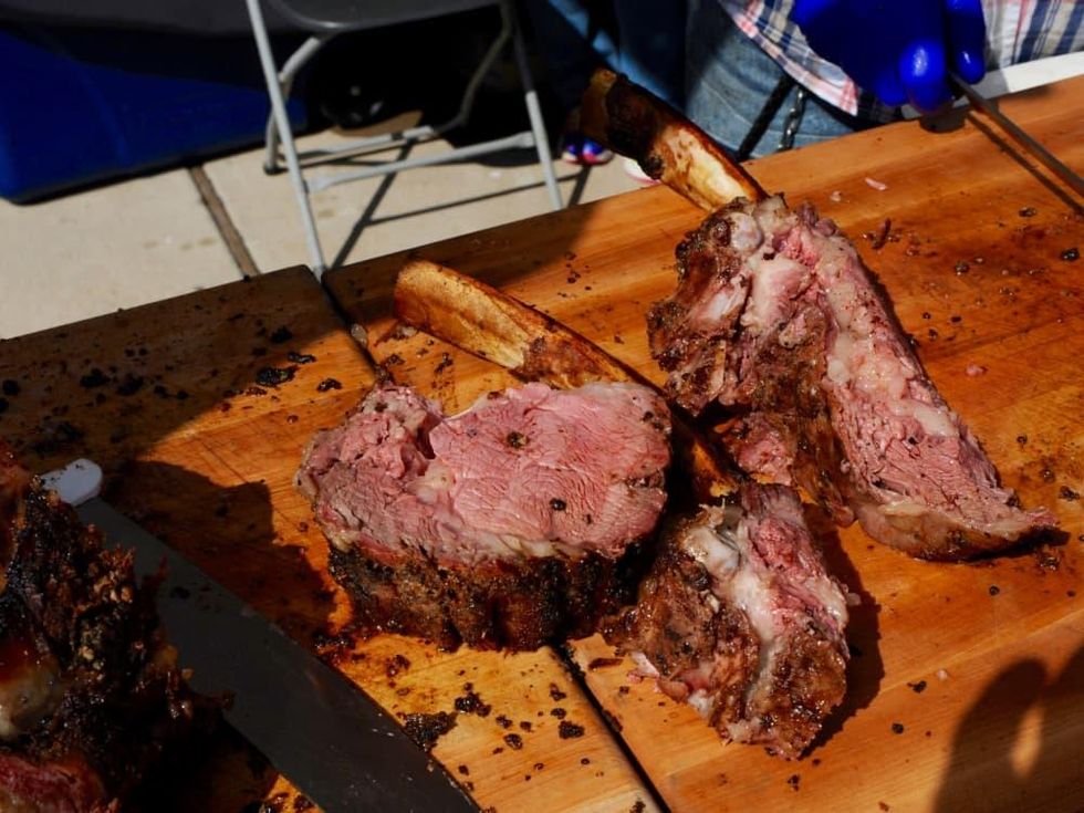 Texas Monthly BBQ Fest 2015 Lockhart Smokehouse prime rib