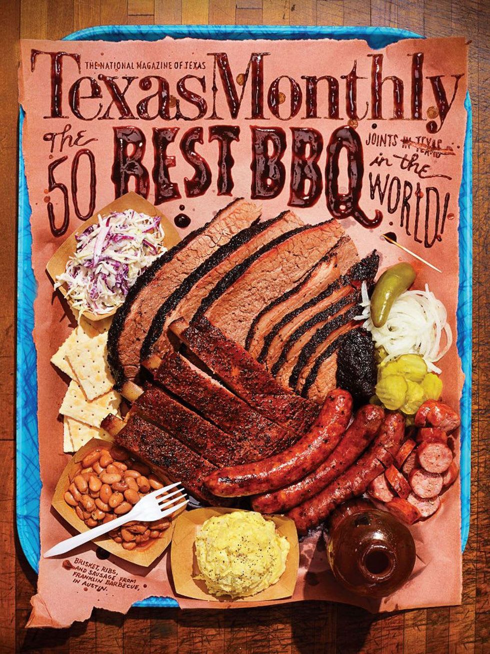 Texas Monthly June 2013 cover 50 best barbecue joints