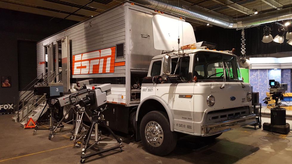 Texas Museum of Broadcasting ESPN mobile studio truck mobile unit
