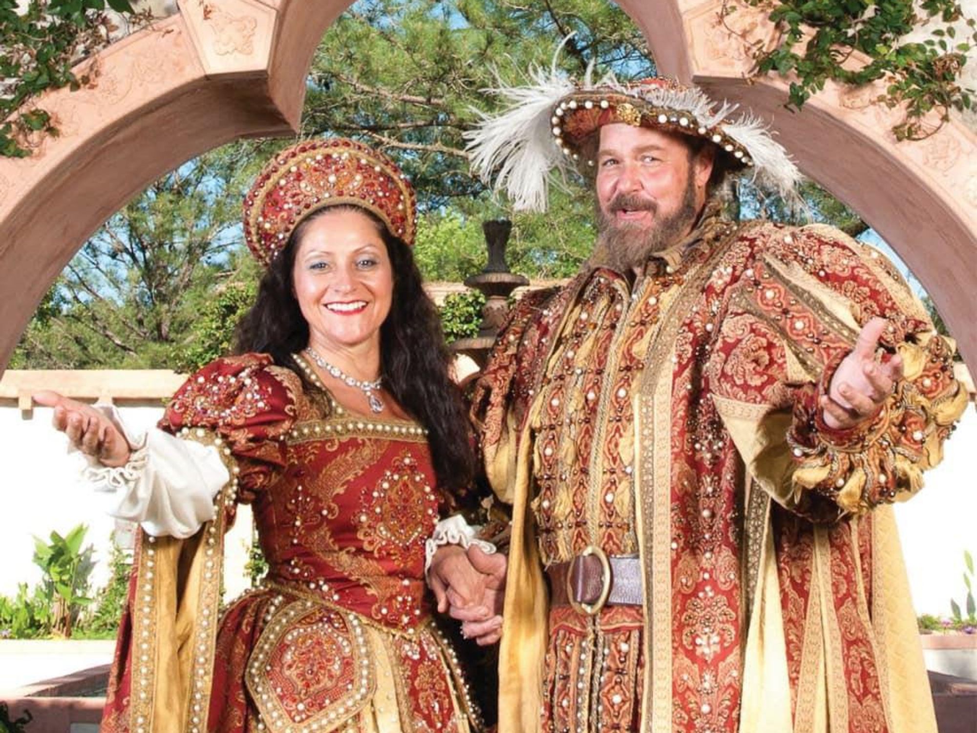 Texas Renaissance Festival king and queen