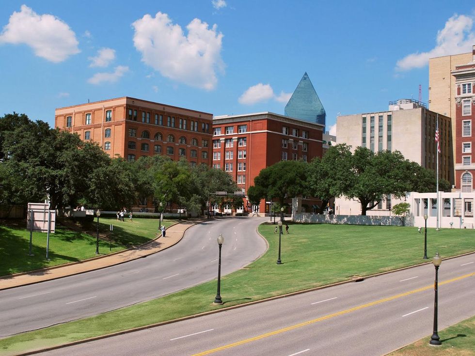 Texas School Book Depository Building and Dealey Plaza