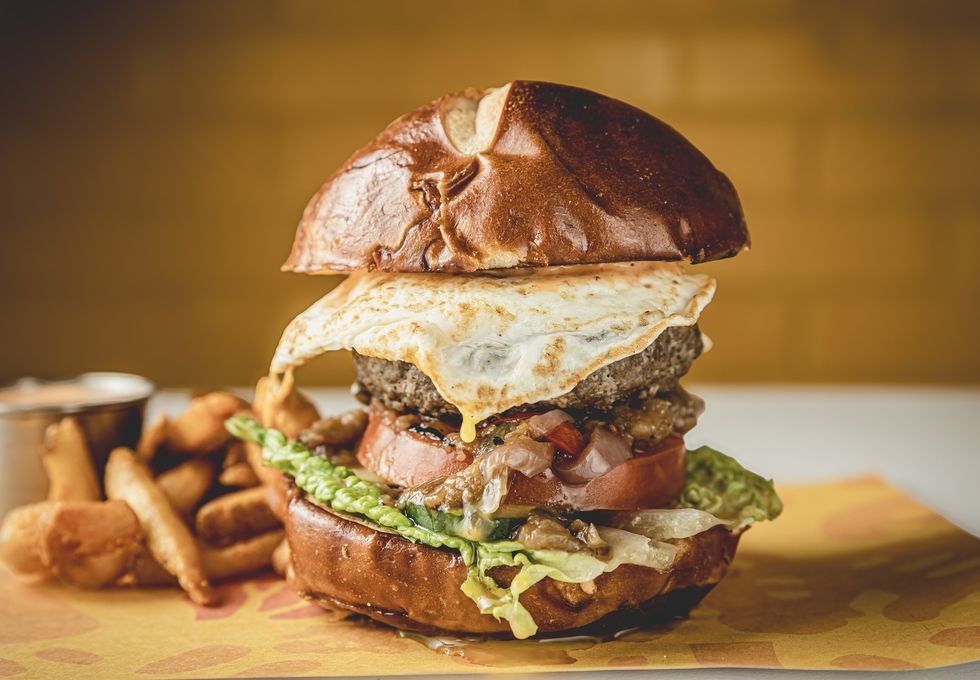 Thai Tail basil beef burger