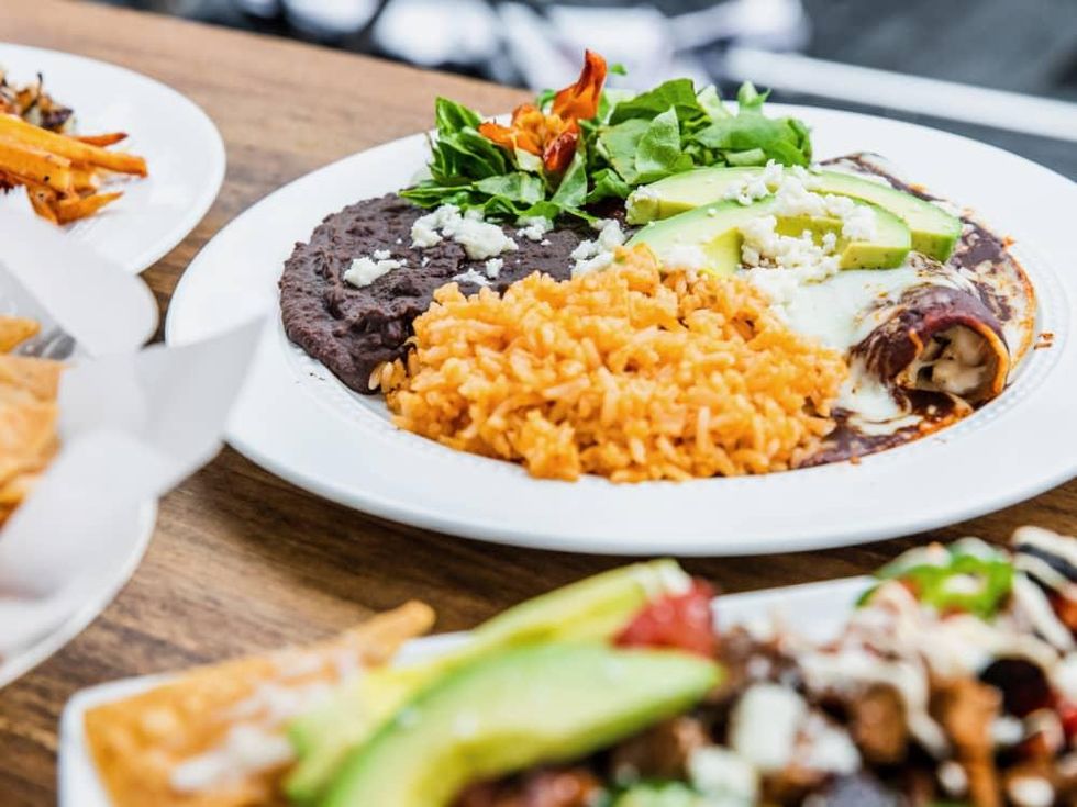 The 915 Tex Mex restaurant enchiladas