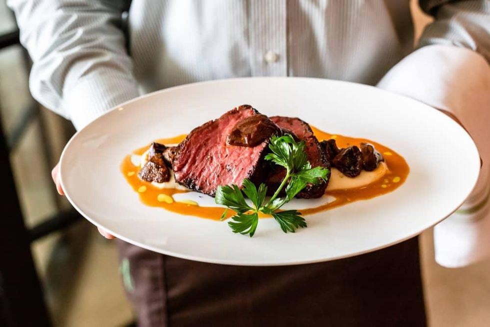 The Annie Cafe Coffee Crusted Filet Mignon