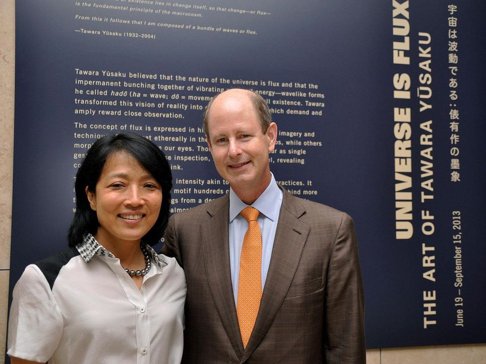 The Art of Tawara Yusaku exhibit opening June 2013 Chinhui Juhn and Edward Rudge Allen III