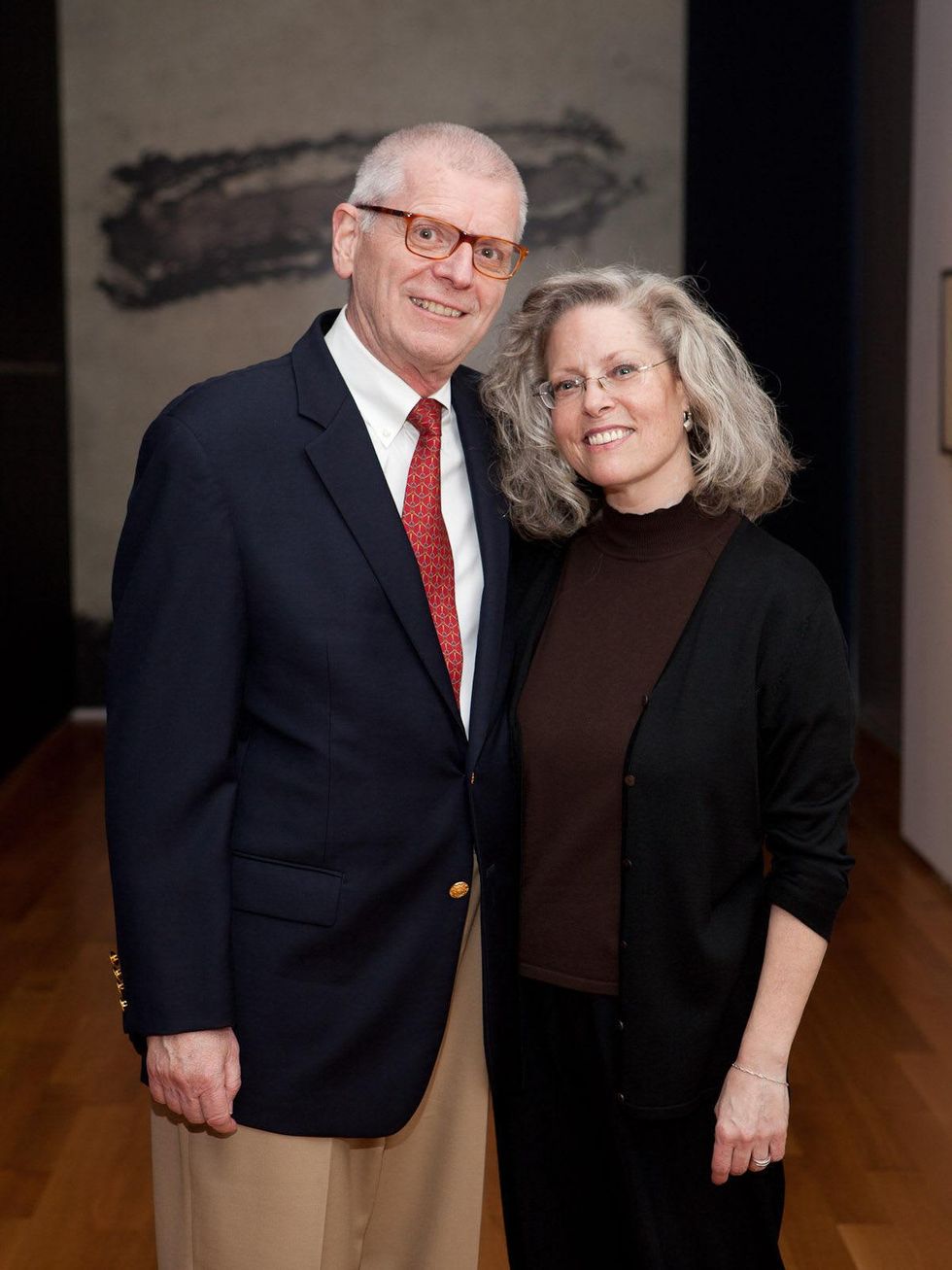 The Art of Tawara Yusaku exhibit opening June 2013 David Fontaine and Elaine Kennedy