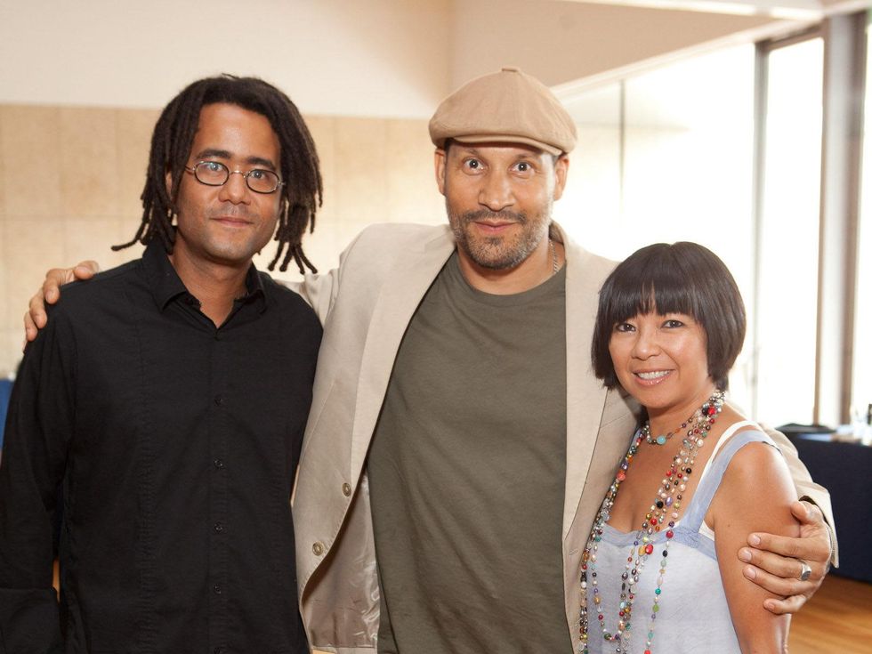 The Art of Tawara Yusaku exhibit opening June 2013 Josh Zulu, DJ Sun, Tina Zulu