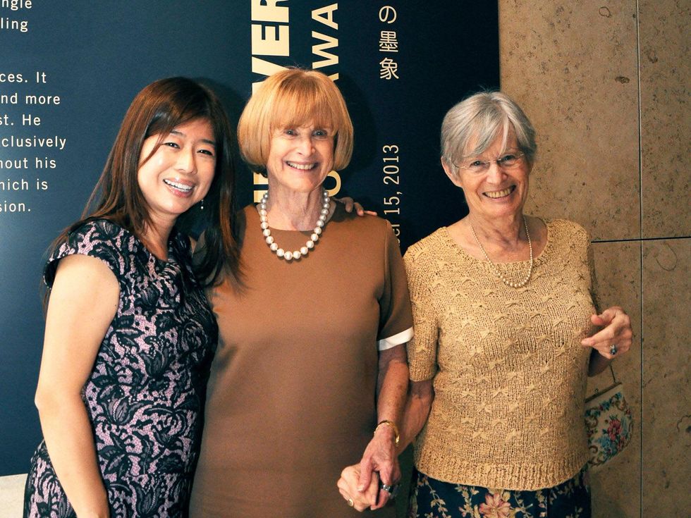 The Art of Tawara Yusaku exhibit opening June 2013 Rose Chen, Nancy Allen, and Clara Boyce