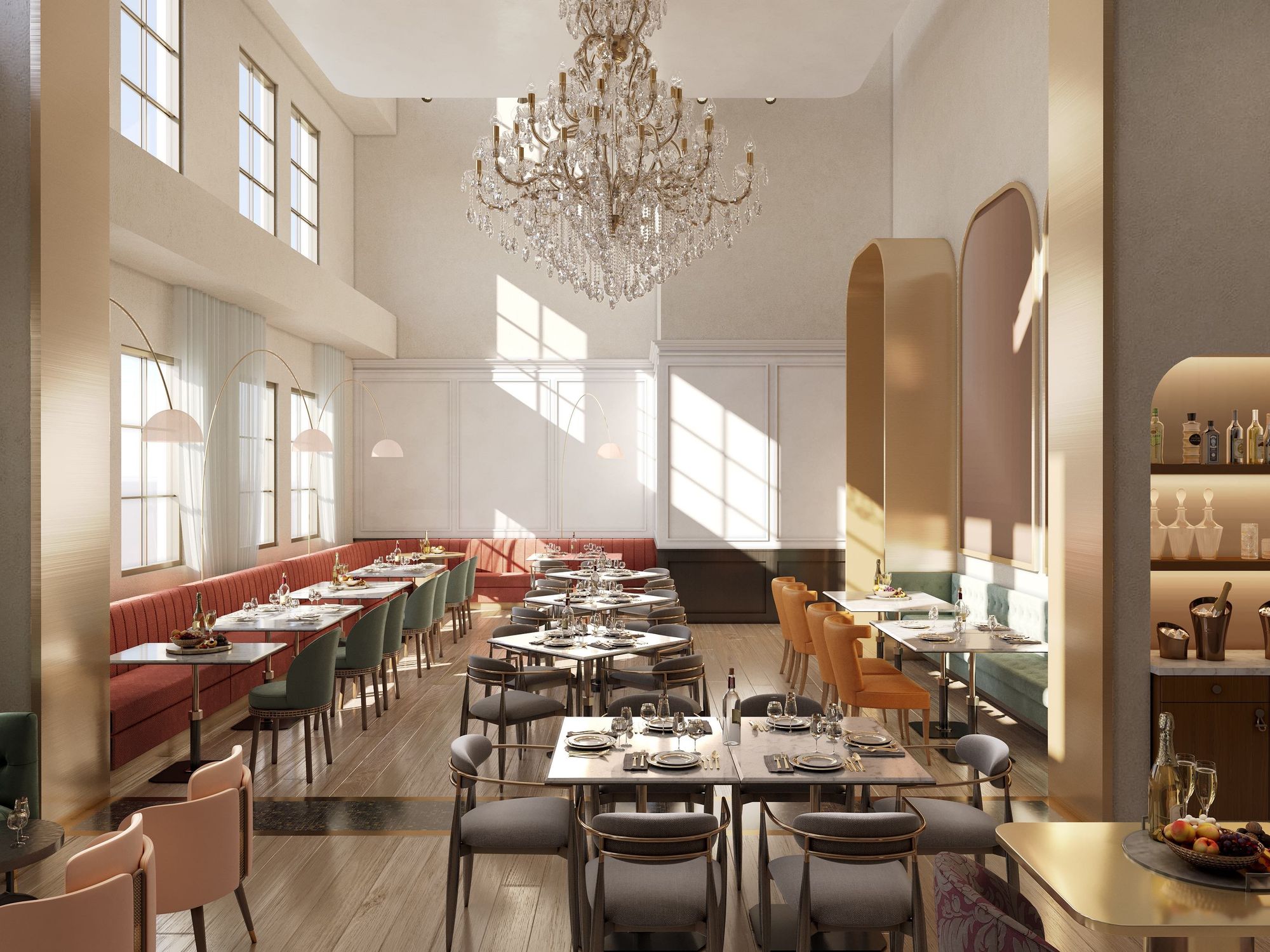 The Audrey Restaurant rendering