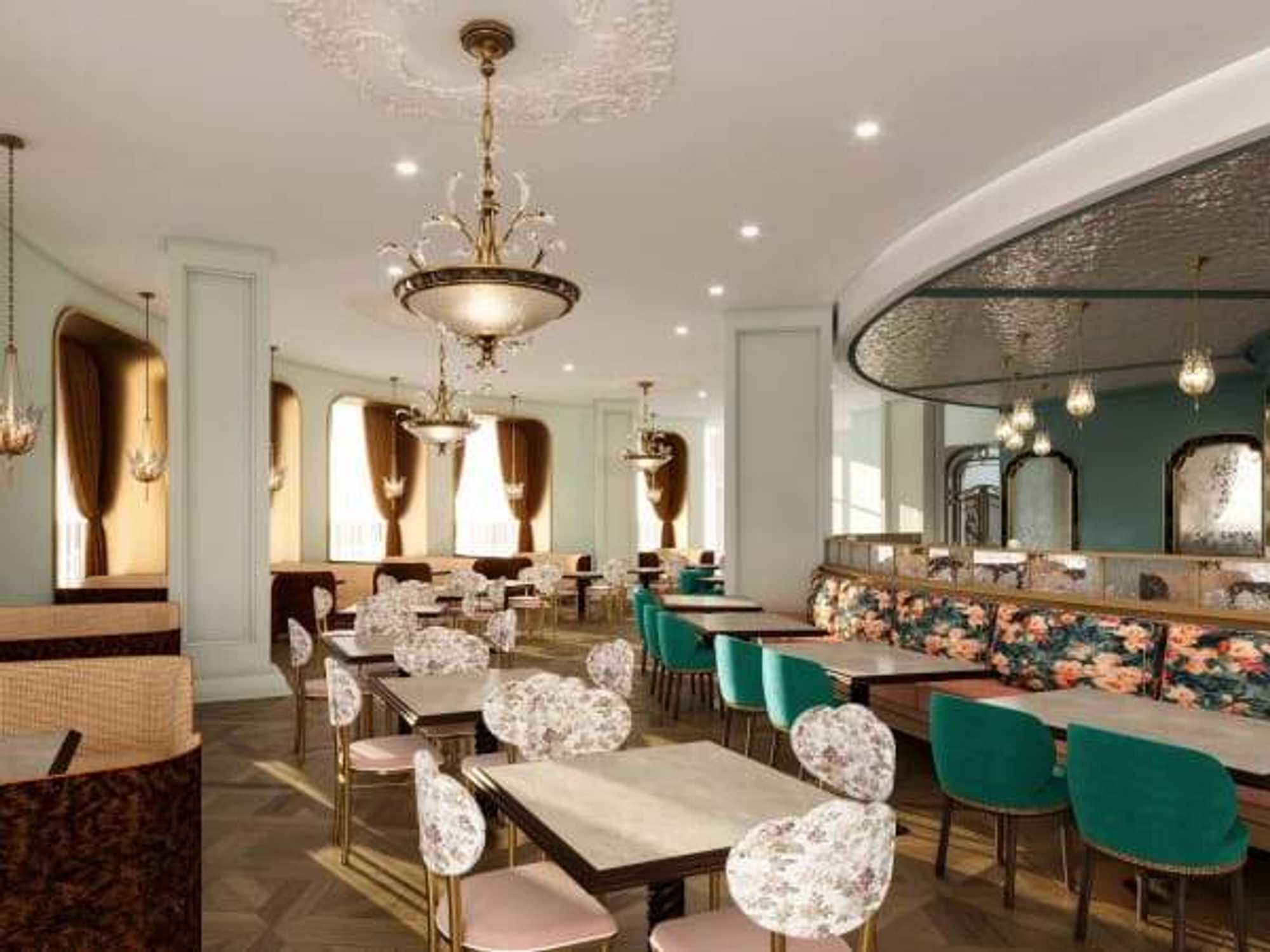 The Audrey restaurant rendering