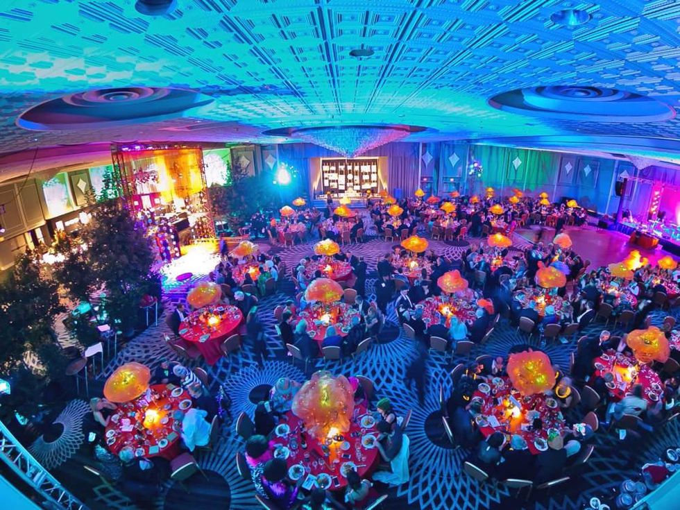 The Ballroom at the Orange Show Gala