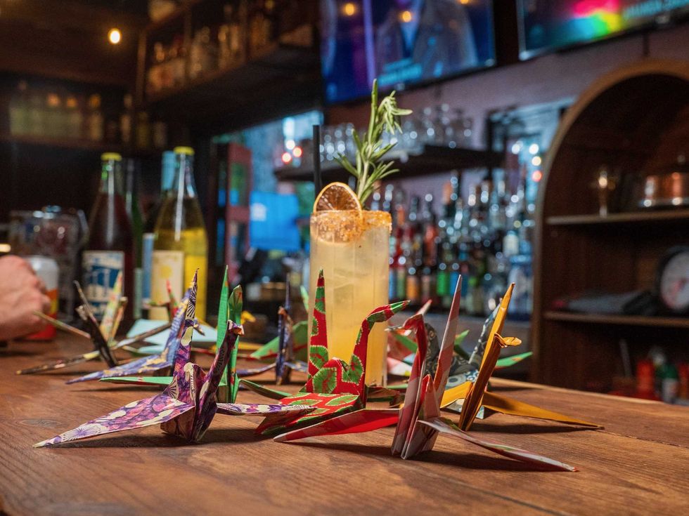 The Bell and Crane bar cocktail