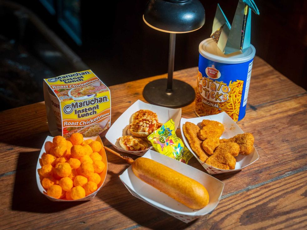 The Bell and Crane bar food