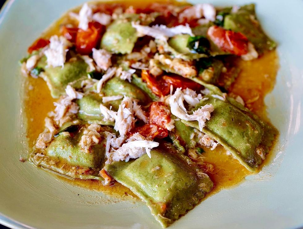 The Big Casino Kitchen + Bar ravioli