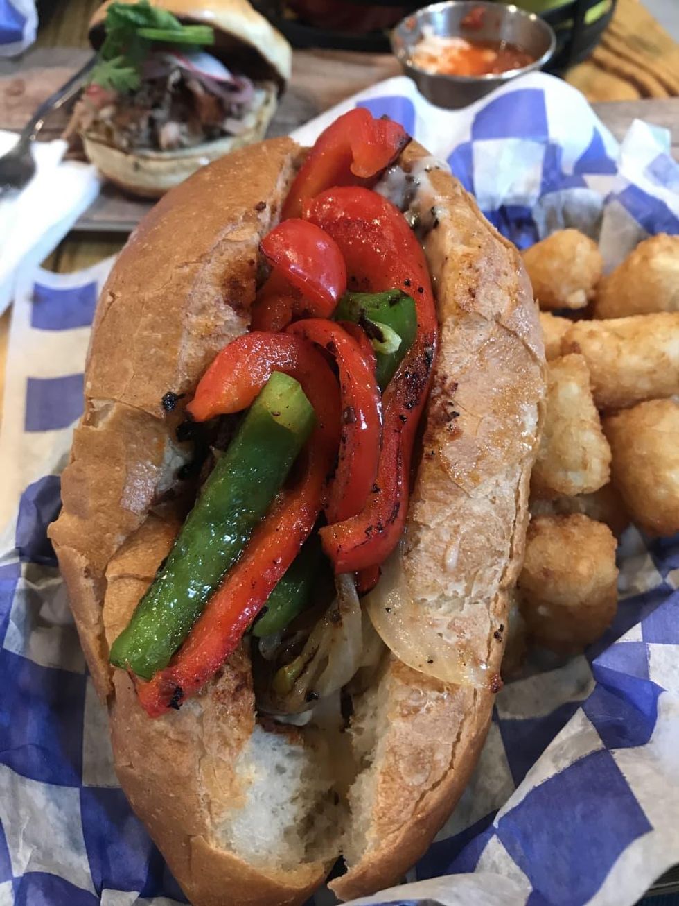 The Branch H-Town cheesesteak