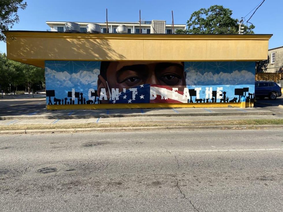 The Breakfast Klub George Floyd mural