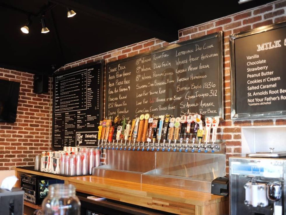 The Burger Joint interior