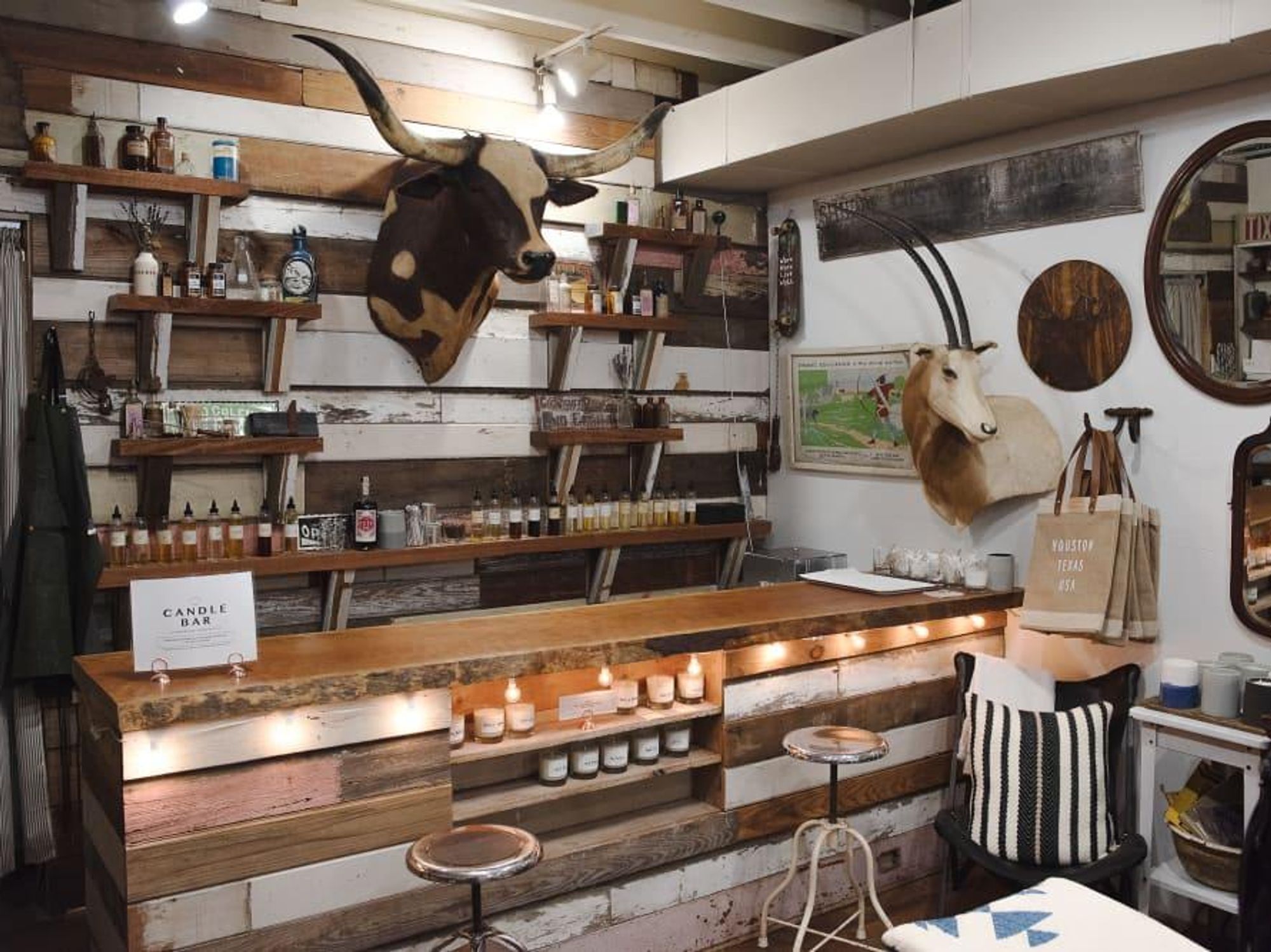 The Candle Bar Manready Mercantile The Heights shopping candles