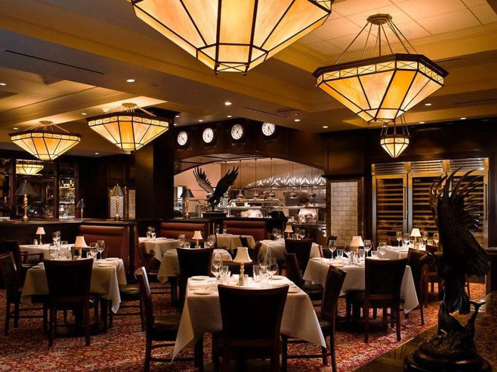 The Capital Grille Houston interior dining room
