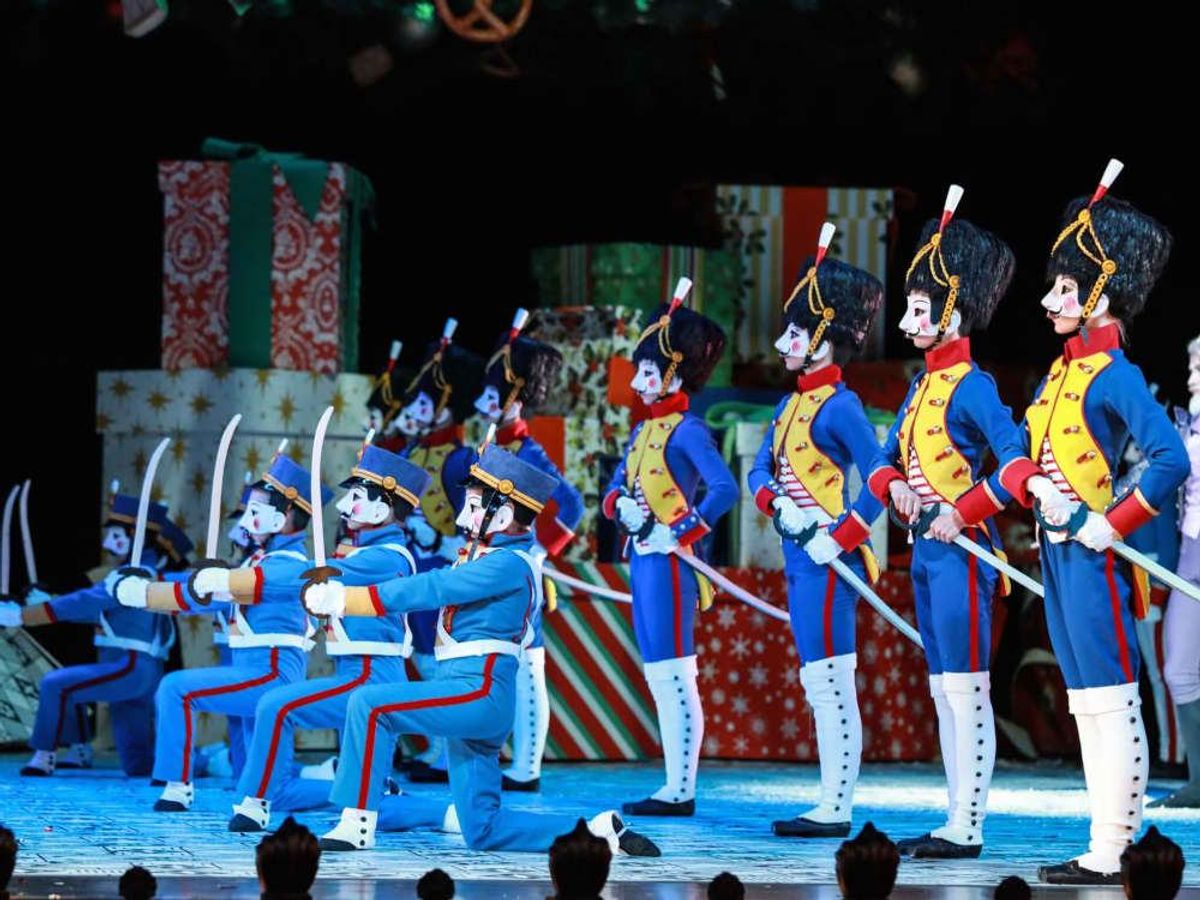 Toy soldiers unite in the Houston Ballet's production of The Nutcracker